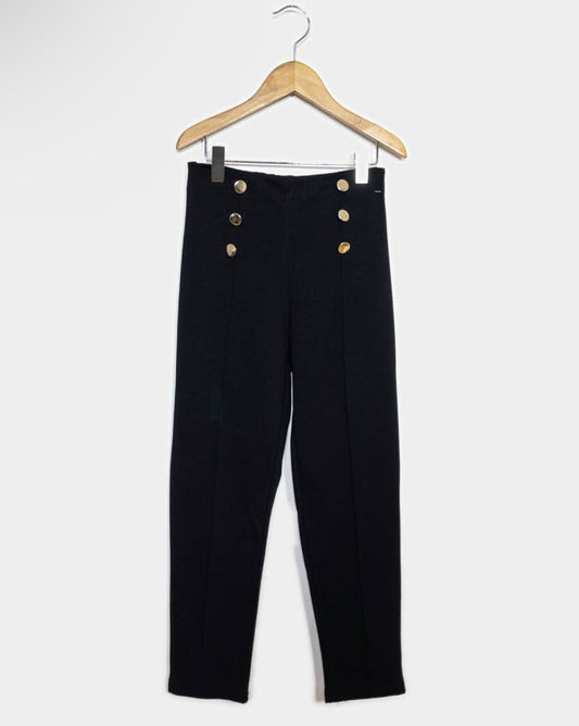Daphné High-Waist Pants in Noire